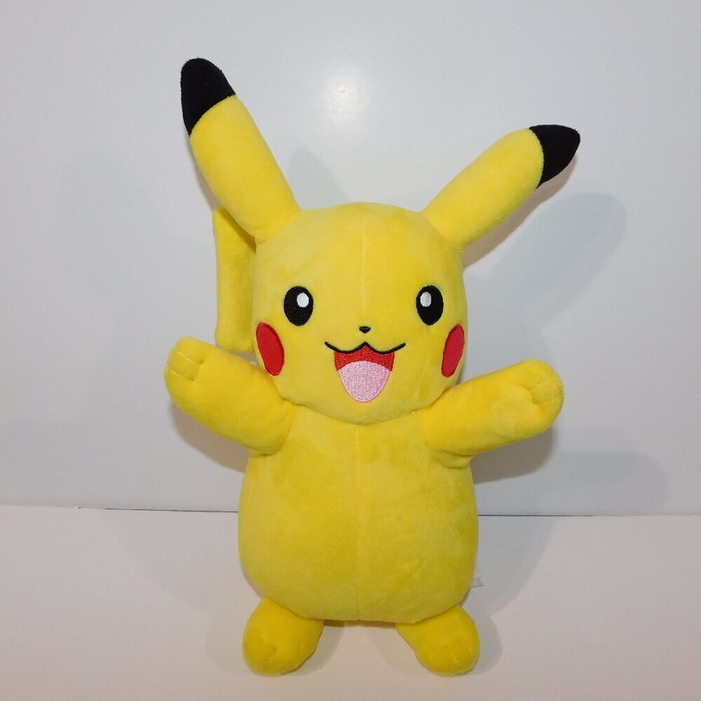 Nintendo POKEMON  PIKACHU 14" Plush Talking Light Up Cheeks Stuffed Toy 2021
